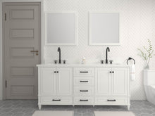 Load image into Gallery viewer, Solid Wood Frame Construction Windsor 71.5 in All Wood Vanity in White - Cabinet Only