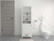 Load image into Gallery viewer, Solid Wood Frame Construction Windsor All Wood Linen Tower in Bright White