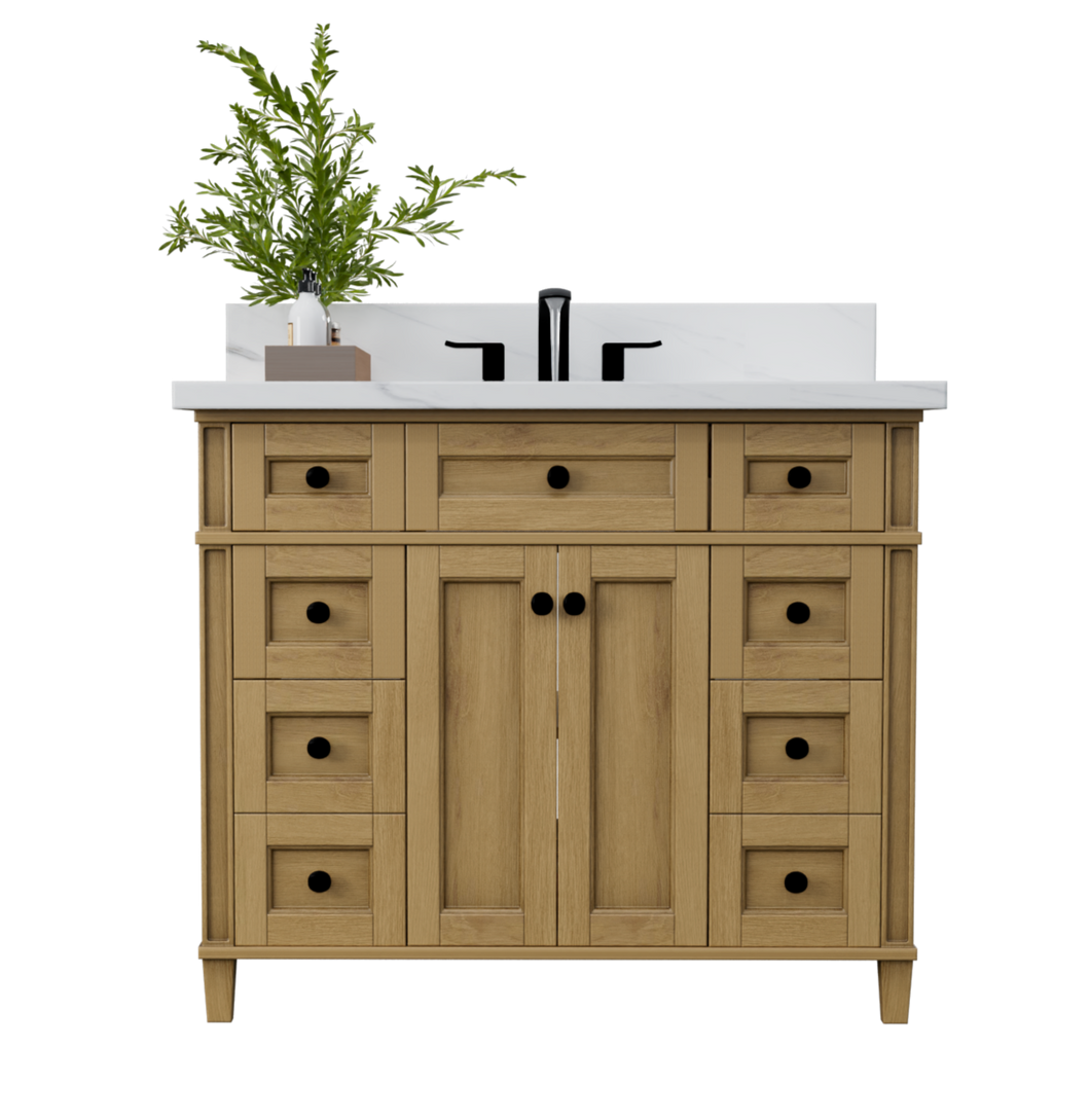 Solid Wood Bathroom Vanity Kensington 4 All Wood Cabinet ER Vanities
