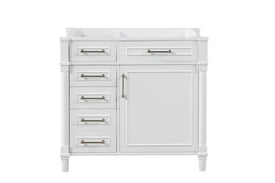 Ethan Roth Vanities High End Solid Wood Free Standing Stand Alone Furniture Grade Vanity Cabinets With Tops