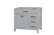 Load image into Gallery viewer, Ethan Roth London 36 Inch- Single Bathroom Vanity in Metal Gray Ethan Roth