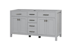 Load image into Gallery viewer, Ethan Roth London 72 Inch Double Bathroom Vanity in Metal Gray Ethan Roth