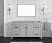 Load image into Gallery viewer, Ethan Roth London 60 Inch- Single Bathroom Vanity in Metal Gray Ethan Roth
